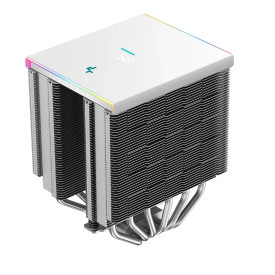 Охладител за процесор DeepCool AK620 Digital SE WH, 2x120mm, 2.4 инча Display, ARGB
