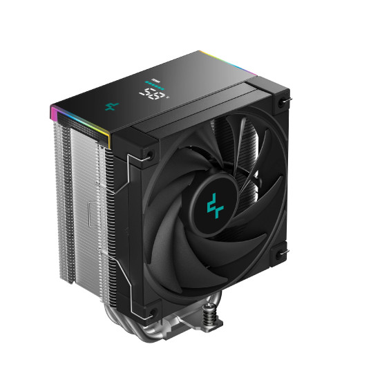 Охладител за процесор DeepCool AK500S Digital, 120mm, 2.4 инча Display, ARGB