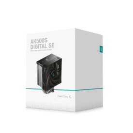 Охладител за процесор DeepCool AK500S Digital, 120mm, 2.4 инча Display, ARGB