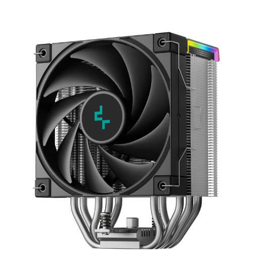 Охладител за процесор DeepCool AK500S Digital, 120mm, 2.4 инча Display, ARGB