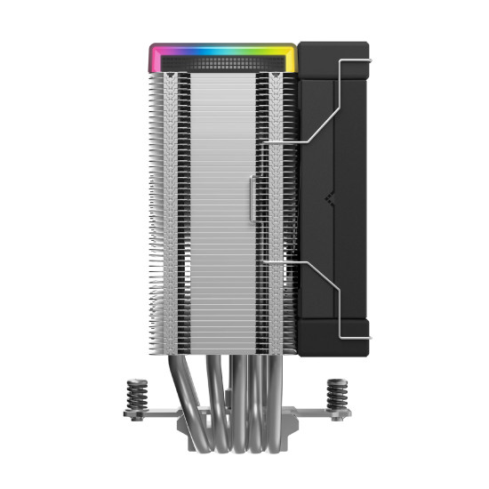 Охладител за процесор DeepCool AK500S Digital, 120mm, 2.4 инча Display, ARGB