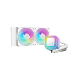 Водно охлаждане DeepCool Water Cooling LE240 V2 WH - Addressable RGB - LGA1851/AM5
