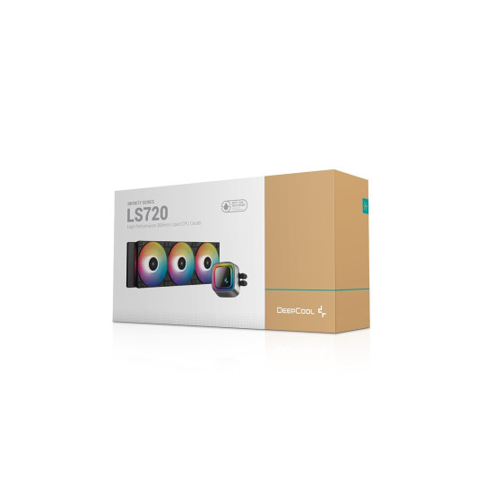 Водно охлаждане DeepCool Water Cooling LS720 - Addressable RGB, Infinity mirror design - LGA1700/AM5