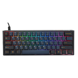 Клавиатура Ducky One 3 Pro Mini Nazca Line 8K, RGB, Cherry MX2A RGB Red, Black
