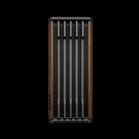 Кутия за компютър Gamdias Case ATX - AURA GC11 Wood Black - USB-C