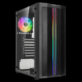 Кутия за компютър Gamdias Case ATX - AURA GC3 - Mesh, aRGB, Tempered Glass