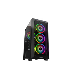 Кутия за компютър Gamdias Case ATX - TALOS M1 Elite - aRGB, Tempered Glass
