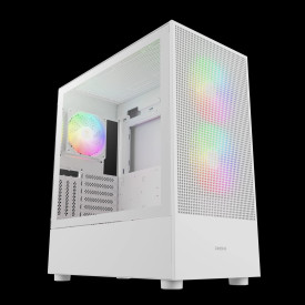 Кутия за компютър Gamdias Case EATX - TALOS E3 MESH ELITE White - aRGB, Tempered Glass