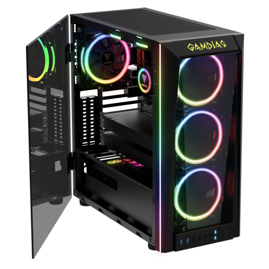 Кутия за компютър Gamdias Case ATX - TALOS M1B RGB