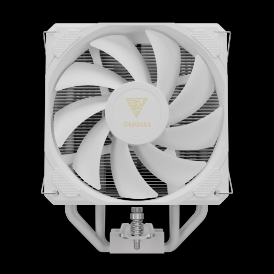 Охладител за процесор Gamdias CPU Cooler - BOREAS E2 410 White - LGA1700/AM5