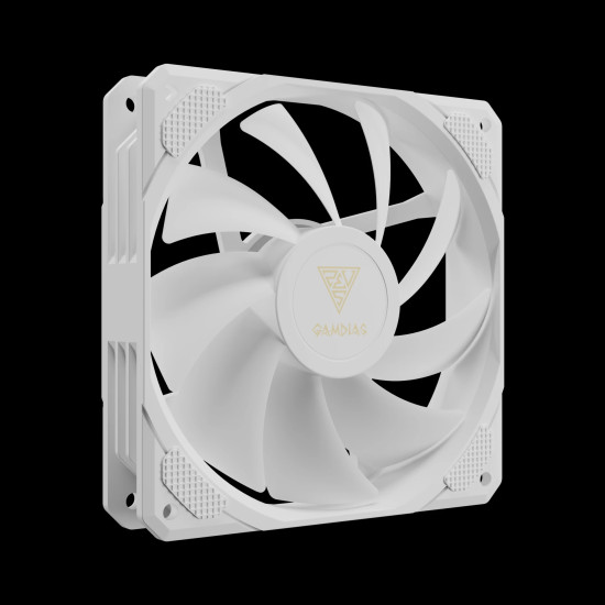 Охладител за процесор Gamdias CPU Cooler - BOREAS E2 410 White - LGA1700/AM5