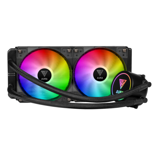 Водно охлаждане Gamdias Water Cooling 240mm - AURA GL240 - RGB