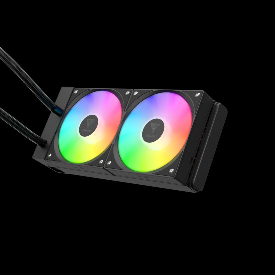 Водно охлаждане Gamdias Water Cooling Chione E4-240 - LCD Screen, A-RGB