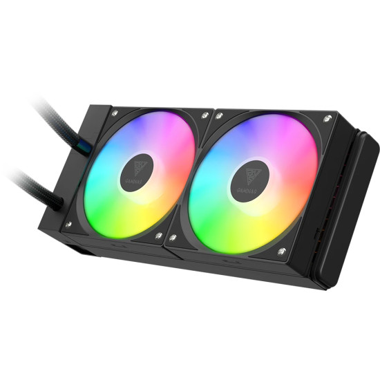 Водно охлаждане Gamdias Water Cooling Chione E4-240 - LCD Screen, A-RGB