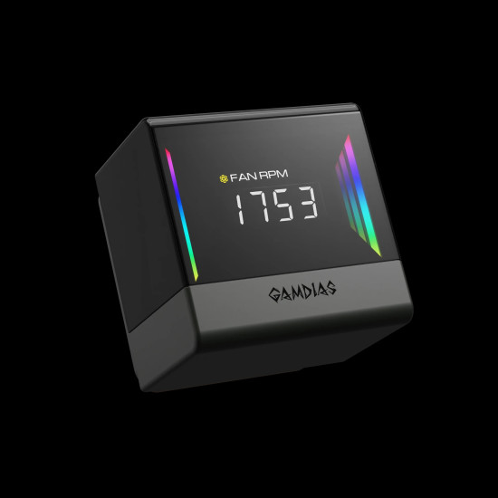Водно охлаждане Gamdias Water Cooling Chione E4-240 - LCD Screen, A-RGB