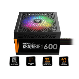 Захранване Gamdias PSU 600W Addressable RGB - KRATOS E1-600