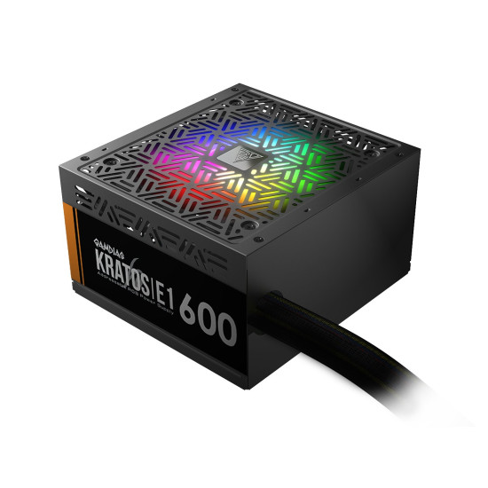 Захранване Gamdias PSU 600W Addressable RGB - KRATOS E1-600