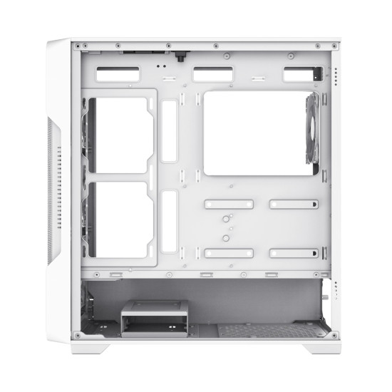 Кутия за компютър Gamemax Case EATX - SIEGE White - Addressable RGB