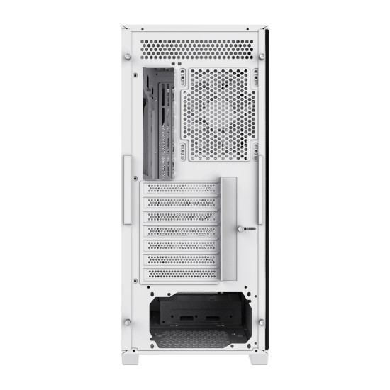 Кутия за компютър Gamemax Case EATX - SIEGE White - Addressable RGB