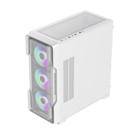 Кутия за компютър Gamemax Case EATX - SIEGE White - Addressable RGB