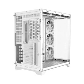 Кутия за компютър GameMax Infinity, Mid-Tower ATX, Tempered Glass, ARGB, White