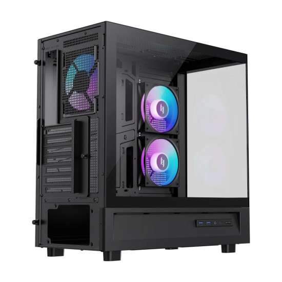 Кутия за компютър Gamemax Case ATX - NEX C51 BK
