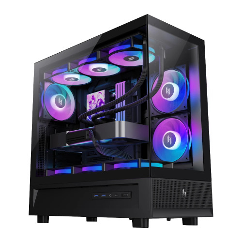 Кутия за компютър Gamemax Case ATX - NEX C51 BK