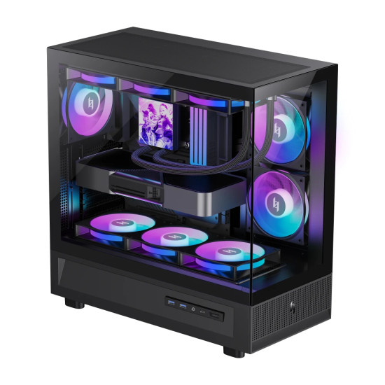Кутия за компютър Gamemax Case ATX - NEX C51 BK