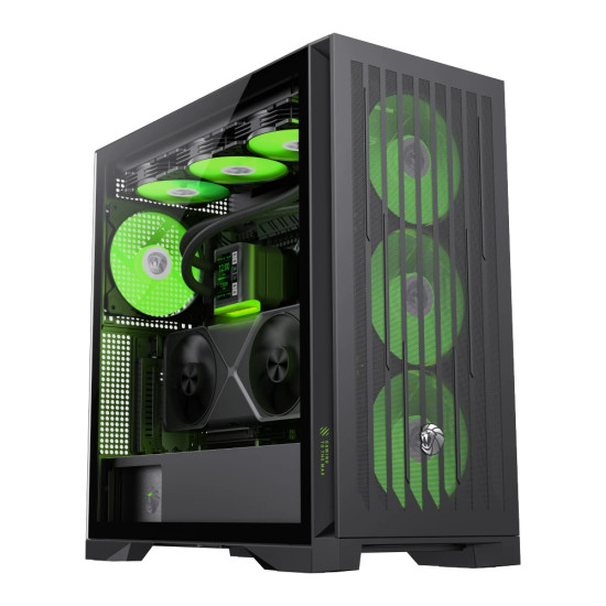 Кутия за компютър Gamemax Case EATX - Leader 2 - Addressable RGB