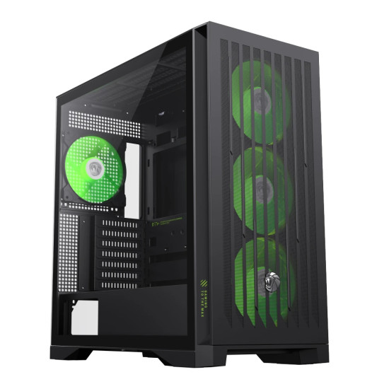 Кутия за компютър Gamemax Case EATX - Leader 2 - Addressable RGB