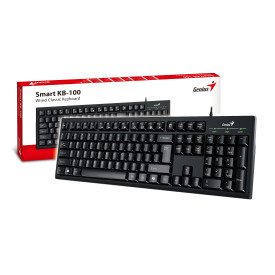 Клавиатура Genius Smart Keyboard KB-100 Black - AI, BG Layout, USB