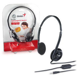 Слушалки Genius Headset HS-200C - Lightweight, Black