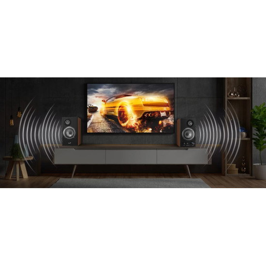 Тонколони Genius Speakers 2.0 - SP-HF1200B - 36W RMS, Wood