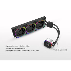 Водно охлаждане Geometric Future Water Cooling - Eskimo 36 Black - LGA1700/AM5