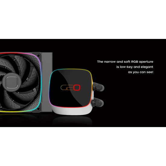 Водно охлаждане Geometric Future Water Cooling - Eskimo 36 Black - LGA1700/AM5