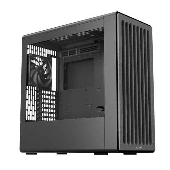 Кутия за компютър HAVN Case E-ATX - BF 360 Flow, Black
