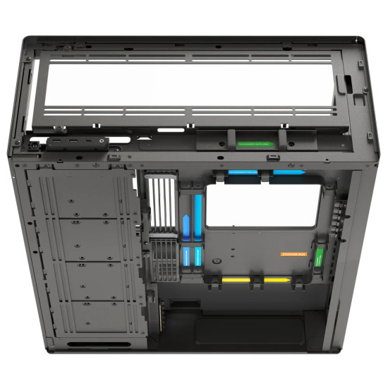 Кутия за компютър HAVN Case E-ATX - HS 420 Base Edition, Black