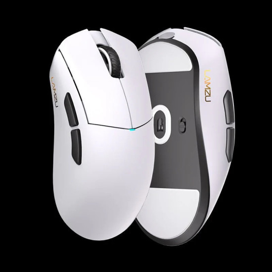 Безжична мишка Lamzu PARO 8K White - Wireless Gaming Mouse