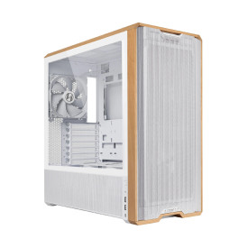 Кутия за компютър Lian Li Case ATX - LANCOOL 217 WOOD - White