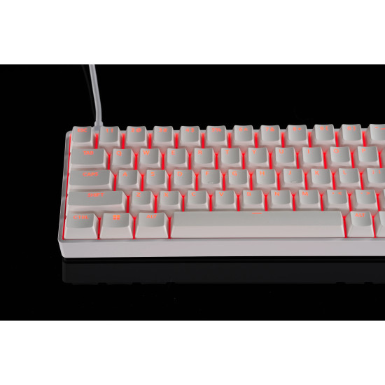 Клавиатура Madlions Professional Gaming Mechanical Keyboard FIRE 68 RGB - 8K, Gateron Dual-Rail Magnetic Switches [Linear], White