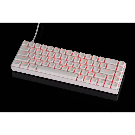 Клавиатура Madlions Professional Gaming Mechanical Keyboard FIRE 68 RGB - 8K, Gateron Dual-Rail Magnetic Switches [Linear], White