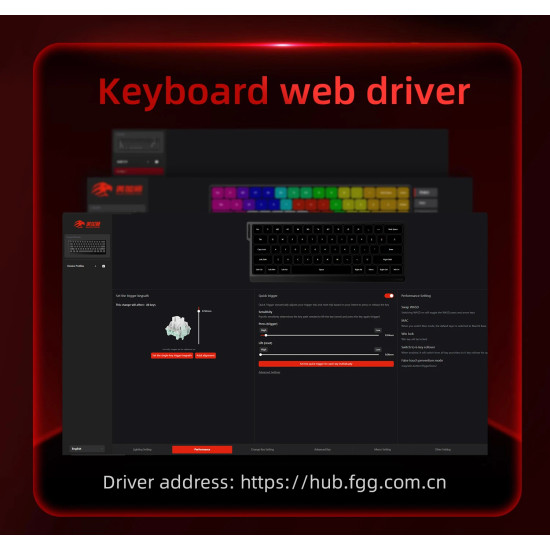 Клавиатура Madlions Professional Gaming Mechanical Keyboard MAD 68 HE Contour Flagship - 8K, Gateron Jade Pro [Linear]