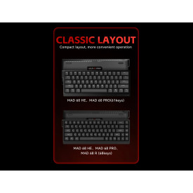 Клавиатура Madlions Mad68 Pro, Black