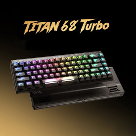 Клавиатура Madlions TITAN 68 TURBO - 8K, Magnetic Fuguang Switches (English US), Black