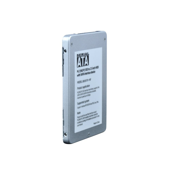 Кади за SSD Makki Caddy Convertor M.2 NGFF SSD to 2.5" SATA3, Aluminium - MAKKI-M2-NGFF-2.5