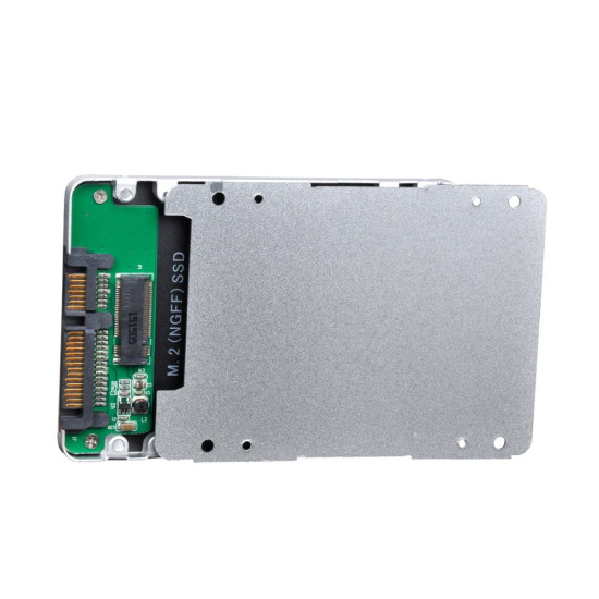 Кади за SSD Makki Caddy Convertor M.2 NGFF SSD to 2.5" SATA3, Aluminium - MAKKI-M2-NGFF-2.5