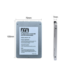 Кади за SSD Makki Caddy Convertor M.2 NGFF SSD to 2.5" SATA3, Aluminium - MAKKI-M2-NGFF-2.5
