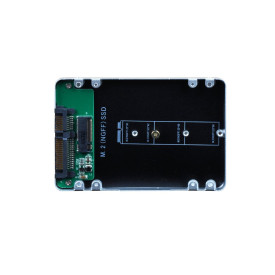 Кади за SSD Makki Caddy Convertor M.2 NGFF SSD to 2.5" SATA3, Aluminium - MAKKI-M2-NGFF-2.5