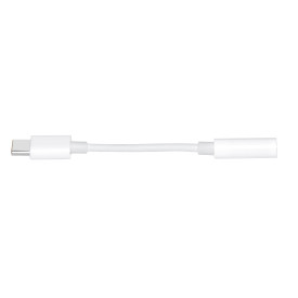 Преходник Makki Adapter Type-C M to 3.5mm audio jack 4P F, White - MAKKI-CBL-C-AUDIO-WH