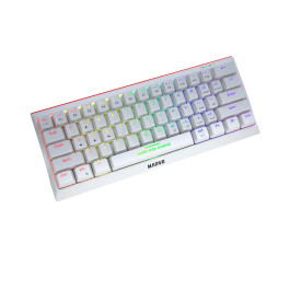 Клавиатура Marvo Gaming Mechanical keyboard 61 keys TKL Hecate 61R WH - KG962G White - RED switches, RGB